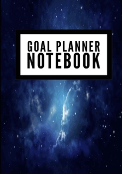 Paperback Goal Planner Notebook: Space Design (3) - Undated Goal Planner, Durable Journal Diary Notebook, Organizer For Project Planning & Goal Setting Book