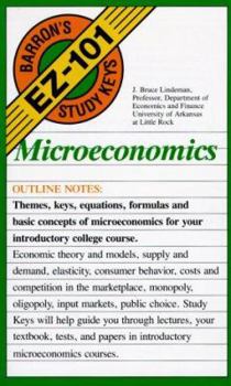 Paperback Barron's Study Keys to Microeconomics: Barron's E Z 101 Study Keys Book