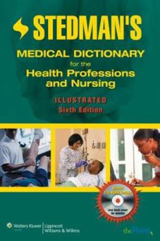 Hardcover Stedman's Medical Dictionary for the Health Professions and Nursing [With CDROM] Book