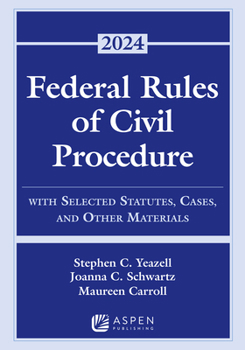 Paperback Federal Rules of Civil Procedure: With Selected Statutes, Cases, and Other Materials 2024 Book