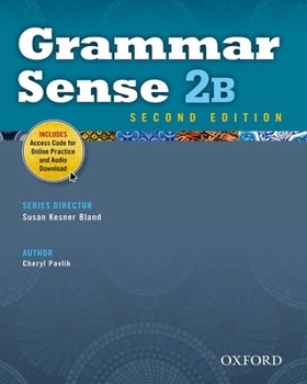 Paperback Grammar Sense 2b Student Book with Online Practice Access Code Card Book