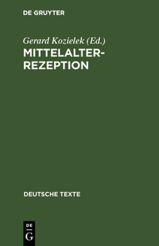 Hardcover Mittelalterrezeption [German] Book
