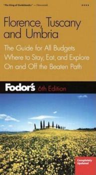 Paperback Fodor's Florence, Tuscany, Umbria, 6th Edition Book