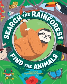 Paperback Search the Rain Forest, Find the Animals Book