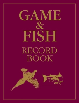 Hardcover Game & Fish Record Book