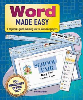 Spiral-bound Word Made Easy: A Beginner's Guide Including How-To Skills and Projects Book