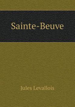 Paperback Sainte-Beuve [French] Book