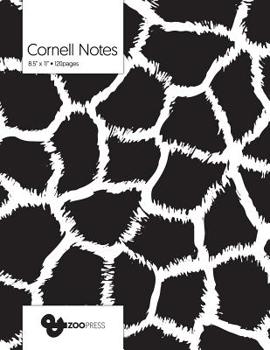 Cornell Notes: B&W Giraffe Pattern Cover - Best Note Taking System for Students, Writers, Conferences. Cornell Notes Notebook. Large 8.5" x 11", 120 Pages. College Note Taking Paper, School Supplies.