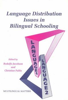 Paperback Language Distribution Issues in Bilingual Schooling Book