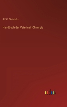 Hardcover Handbuch der Veterinair-Chirurgie [German] Book