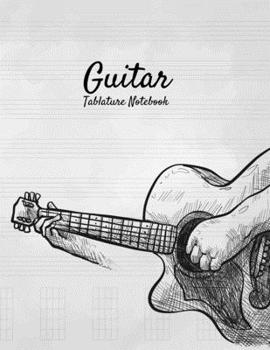 Paperback guitar player journal: My Guitar Tablature Book - Blank Music Journal for Guitar Music Notes - More than 100 pages Book