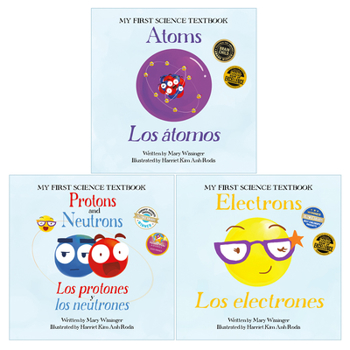 Paperback All About Atoms / Todo sobre los átomos Paperback Book Set (My First Science Textbook, 1-3) (English and Spanish Edition) Book