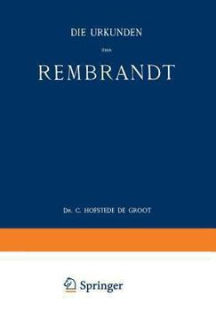 Paperback Die Urkunden Über Rembrandt: 1575-1721 [German] Book
