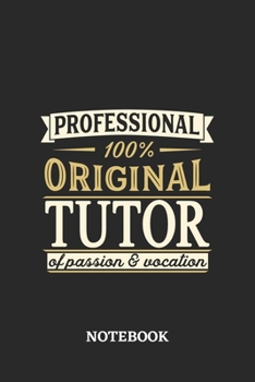 Paperback Professional Original Tutor Notebook of Passion and Vocation: 6x9 inches - 110 graph paper, quad ruled, squared, grid paper pages - Perfect Office Job Book