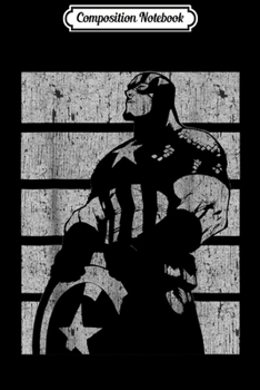 Composition Notebook: Marvel Captain America Avengers Profile Graphic  Journal/Notebook Blank Lined Ruled 6x9 100 Pages