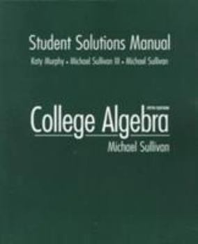 Paperback College Algebra: Students Solutions Manual Book