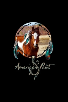 Paperback American paint: Native American War Horse Journal/Notebook Blank Lined Ruled 6x9 100 Pages Book