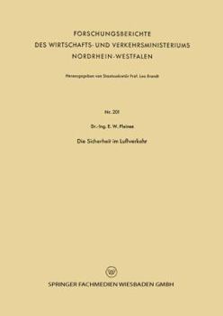 Paperback Die Sicherheit Im Luftverkehr [German] Book