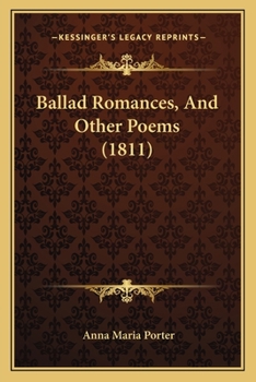 Paperback Ballad Romances, And Other Poems (1811) Book