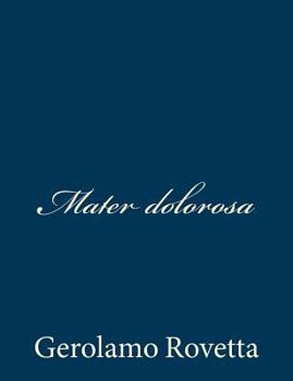 Paperback Mater dolorosa [Italian] Book