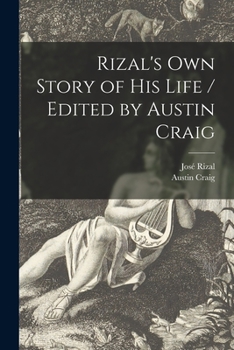 Paperback Rizal's Own Story of His Life / Edited by Austin Craig Book