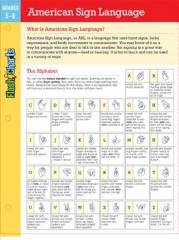 Paperback American Sign Language Flashcharts: Grades 5-6 Book