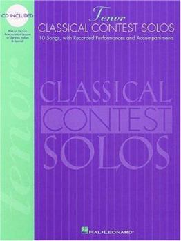 Paperback Classical Contest Solos - Tenor Book/Online Audio) Book