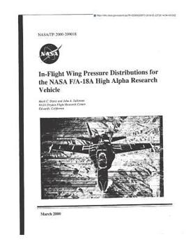 In-Flight Wing Pressure Distributions for the NASA F/A-18A High Alpha Research Vehicle
