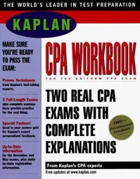 Paperback Kaplan CPA Workbook Book