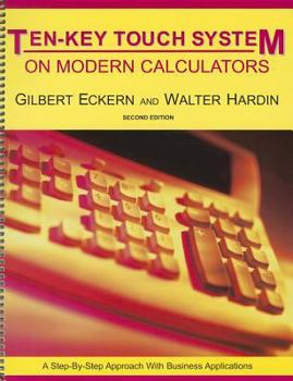 Spiral-bound Ten-Key Touch System on Modern Calculators Book