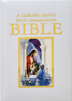 Hardcover Catholic Child's Traditions First Communion Gift Bible Book