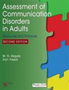 Paperback Assessment of Communication Disorders in Adults: Resources and Protocols Book