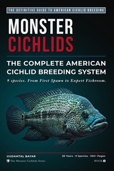 Paperback Monster Cichlids: The Complete American Cichlid Breeding System Book