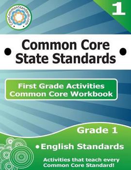 Paperback First Grade Common Core Workbook: English Activities Book