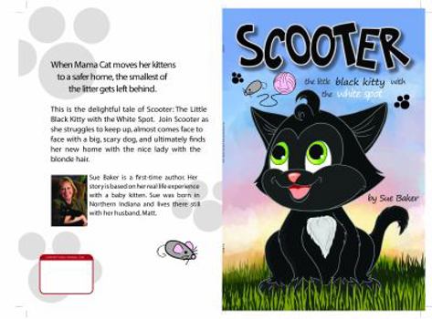 Paperback Scooter: The Little Black Kitty with the White Spot Book