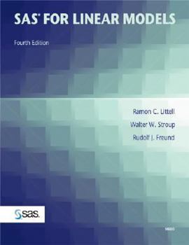 Paperback SAS for Linear Models Book