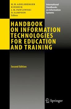 Paperback Handbook on Information Technologies for Education and Training Book