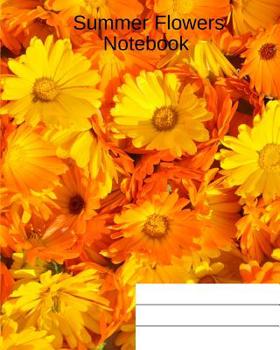 Paperback Summer Flowers Notebook Book