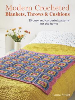 Paperback Modern Crocheted Blankets, Throws and Cushions Book