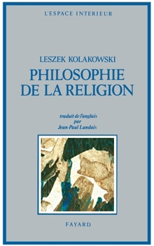 Paperback Philosophie de la religion [French] Book