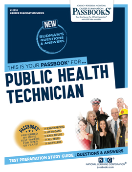 Paperback Public Health Technician (C-2226): Passbooks Study Guide Volume 2226 Book