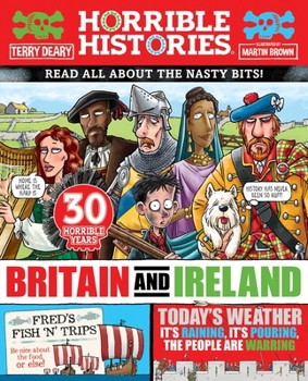 Paperback Horrible History of Britain and Ireland (newspaper edition) Book