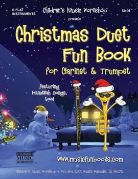 Paperback Christmas Duet Fun Book for Clarinet & Trumpet Book