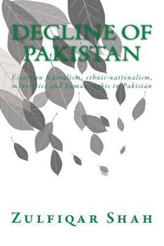 Paperback Decline of Pakistan: Essays on federalism, ethnic-nationalism, minorities and human rights in Pakistan Book