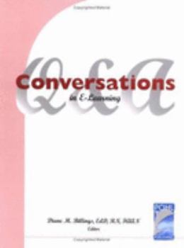Paperback Conversations in E- Learning: Q & A Book
