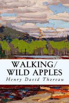 Paperback Walking/Wild Apples Book