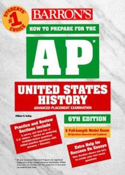 Paperback Barron's How to Prepare for the AP United States History: Advanced Placement Examiniation Book