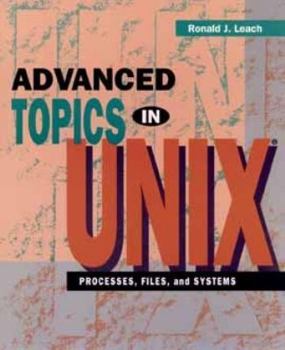 Paperback Advanced Topics in Unix Book