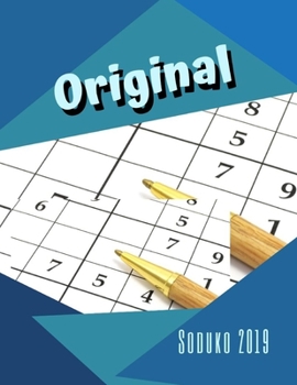 Original Soduko 2019: Cute Suduko Book,Brain teaser daily calendar 2019 page a day, Hours of brain - boosting entertainment for adults and kids, Sodoku book easy.