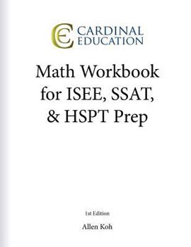 Paperback Math Workbook for ISEE, SSAT & HSPT Prep Book